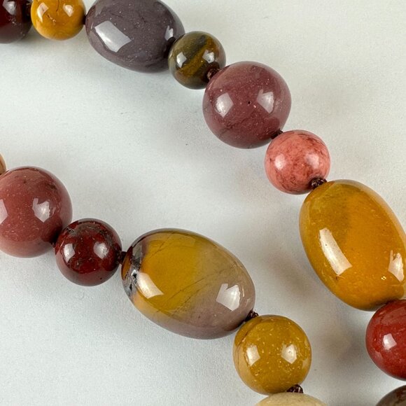 Whitney Kelly Long 36" Beaded Stone Necklace - Picture 3 of 5